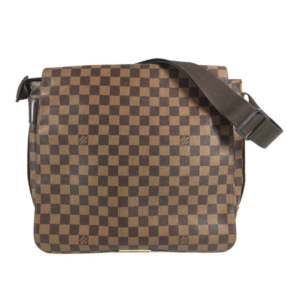 LOUIS VUITTON Authentic Brown Damier Canvas Shoulder Bag